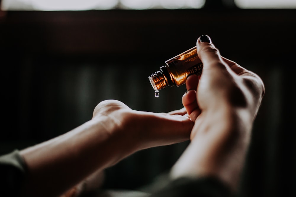 Aromatic massage oil prepared for your relaxing session